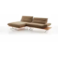 KOINOR Ecksofa Marilyn Mikrofaser Braun