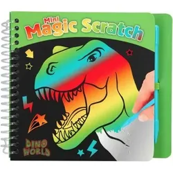 DEPESCHE 10711 Dino World Mini Magic Scratch Book