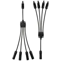 Sygonix SY-6407994 Solaranlagen Anschluss Adapterkabel Schwarz 46.5 cm
