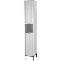 BASIC by Balculina »Lucera Hochschrank, Badezimmerschrank BxHxT 32x195x32«, (1