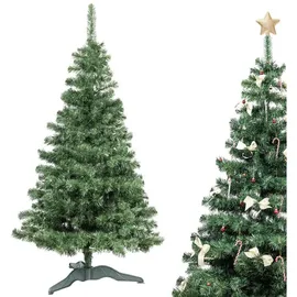 Creative Home Naturgetreuer Weihnachtsbaum Tannenbaum Tiefgrün 180 cm