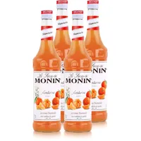 Monin Sirup Mandarine 700ml - Cocktails Milchshakes Kaffeesirup (4er Pack)