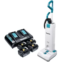 Makita DVC 560 PG4 inkl. 4 x 6,0 Ah Akku + Ladegerät