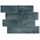 vidaXL U-Bahn-Fliese 10 pcs Blaugrün 29 x 21 cm Polyurethan und Pet