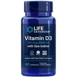 Life Extension Vitamin D3 mit Sea-Iodine, 5000 IU, 60 Kapseln