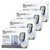 Glucofast Duo Blutzucker-Teststreifen 200 St