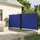 furnicato Seitenmarkise 160 x 600 cm Blau Polyester