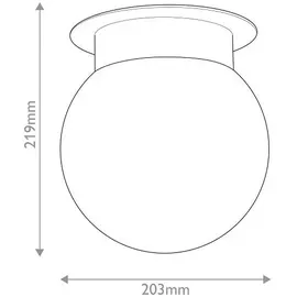 Kichler Albers 1 Leuchtmittel Ø20,3 cm goldfarben