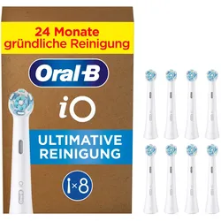 Oral-B iO Ultimative Reinigung Aufsteckbürsten, 8 Stück