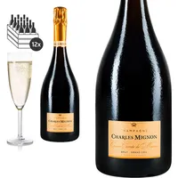 12er Karton Champagne Blanc Grand Cru Brut Comte de Marne von Charles Mignon