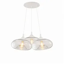 s.luce Cruet 3-flg. 28 cm Rund/Glas