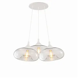 s.luce Cruet 3-flg. 28 cm Rund/Glas