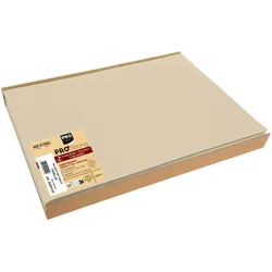 Pronappe S340142I 5x Schachtel mit 100 Tischsets, Spunbound, einfarbig - Format 30x40cm - Ficelle