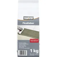 Primaster Flexkleber Grau 1 kg Fliesenkleber für Wand- & Bodenfließen Innen&Außen