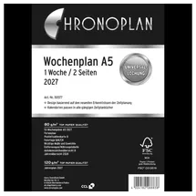 Chronoplan Kalendereinlage 2027 weiß