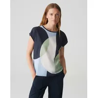 Opus Damen Kurzarmshirt | Shirt Saloma Print Regular aus