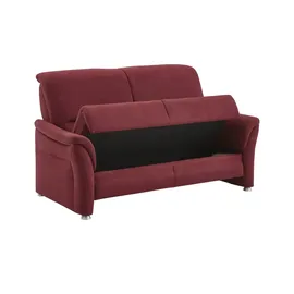 meinSofa Einzelcouch Mikrofaser 1-Sitzer Rot