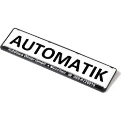 Eichner Werbeschild für Kennzeichenverstärker Automatik