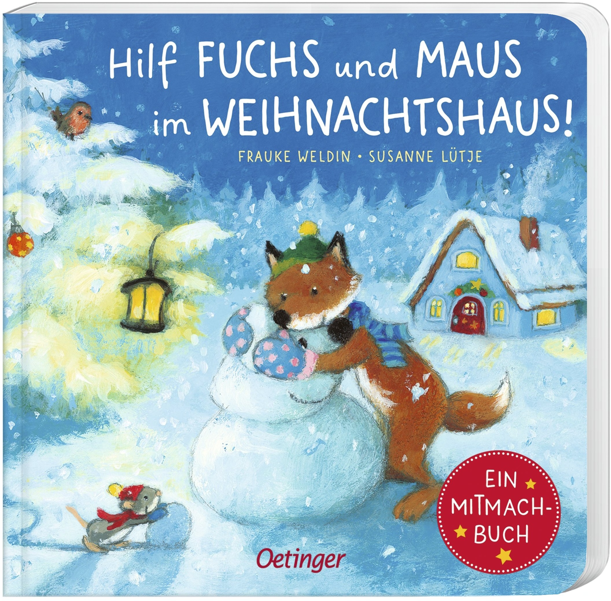 Hilf Fuchs Und Maus Im Weihnachtshaus! - Susanne Lütje  Pappband