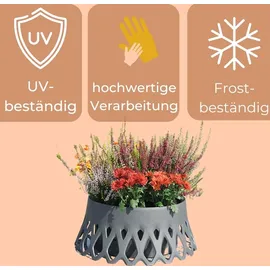 GarPet Grabschale Ø 30 x 15 cm Anthrazit