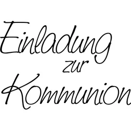 Brunnen 211800100 Stempel Einladung zur Kommunion 1 St.