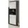 inn.furn Hochschrank Shawn 74 x 191 cm Weiß Hochglanz/Grau Holzwerkstoff