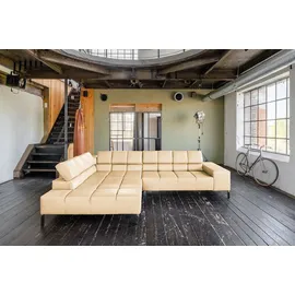 KAWOLA Sofa NELSON beige Recamiere links