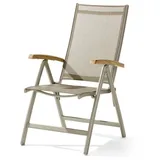Sieger Cadiz Klappsessel 71 x 71 x 109 cm champagner/natur