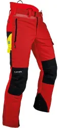 Pfanner® Schnittschutzhose GLADIATOR II, Klasse 2, rot 102155 , 1 Stück, Größe: 3XL