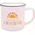 GRUSS & CO Becher in Emailloptik 0,3 l Pink