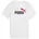 Jungen ESS 2 Color No 1 Logo Tee B T-Shirts PUMA white 128