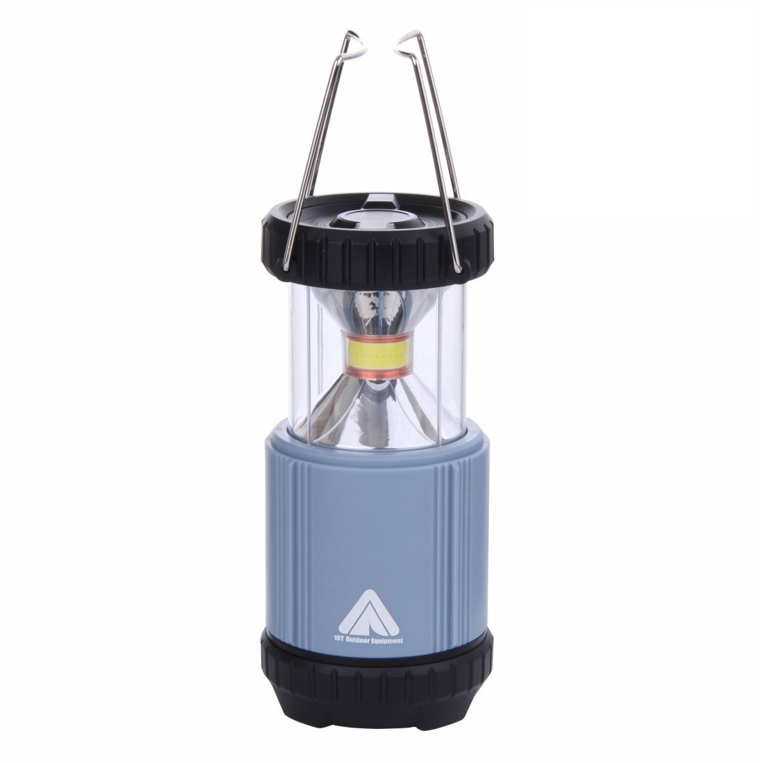 10T COL 300 - helle Camping-Lampe mit 300 Lumen | COB LED 5W | Ø 89 x 123 mm | 342 g Laterne | blau