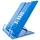Intirilife Buchständer Metall Blau 2 St.