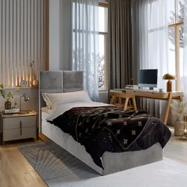 masseno Lena 90 x 200 cm Hellgrau