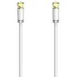 Hama SAT-Anschlusskabel F-Stecker - F-Stecker 300 cm Weiß