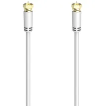Hama SAT-Anschlusskabel F-Stecker - F-Stecker 300 cm Weiß