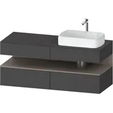 Duravit Waschtischunterschrank wandhängend „Qatego“ 140 × 60 × 55 cm