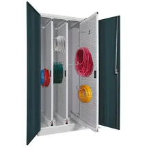 Pavoy Vertikalauszugsschrank Stahl 1950x1000x600 RAL 7035/7016 3 Auszüge