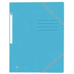Oxford Eckspanner A4 Karton hellblau Top File+