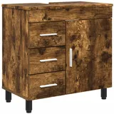vidaXL Waschtisch 60 x 60 x 35 cm Geräucherte Eiche