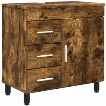 vidaXL Waschtisch 60 x 60 x 35 cm Geräucherte Eiche