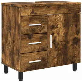 vidaXL Waschtisch 60 x 60 x 35 cm Geräucherte Eiche