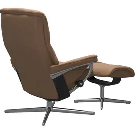 Stressless Mayfair mit Cross Base Leder 83 x 102 x 74 cm latte batick