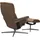 Stressless Mayfair mit Cross Base Leder 83 x 102 x 74 cm latte batick