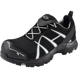 Haix Halbschuh schwarz/silber Black Eagle Safety 41.1 Low ESD, S1P, EU-Schuhgröße: 40