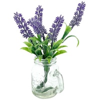 NTK-Collection Kunstblume Lavendel in Glaskrug Leilani