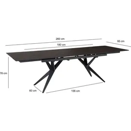 Wohnling Mid.you 95 x 76 x 180 cm schwarz