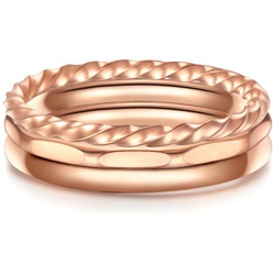 Eastside Ring Edelstahl in Roségold 50 Damen 