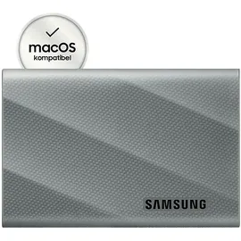 Samsung T9 PC/Mac Festplatte, 4 TB SSD, extern, Grau