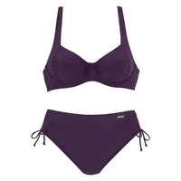 LASCANA Bügel-Bikini Damen Lila 44 Cup E